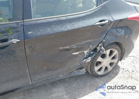 2013 Hyundai Elantra Limited from USA, damaged, VIN KMHDH4AE7DU605526